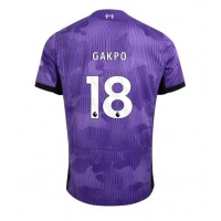 Echipament fotbal Liverpool Cody Gakpo #18 Tricou Treilea 2023-24 maneca scurta